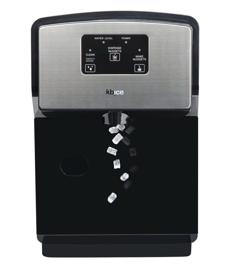 New Countertop Nugget Ice Maker/Dispenser -Metallic Silver/Gloss Black Plastic gallery