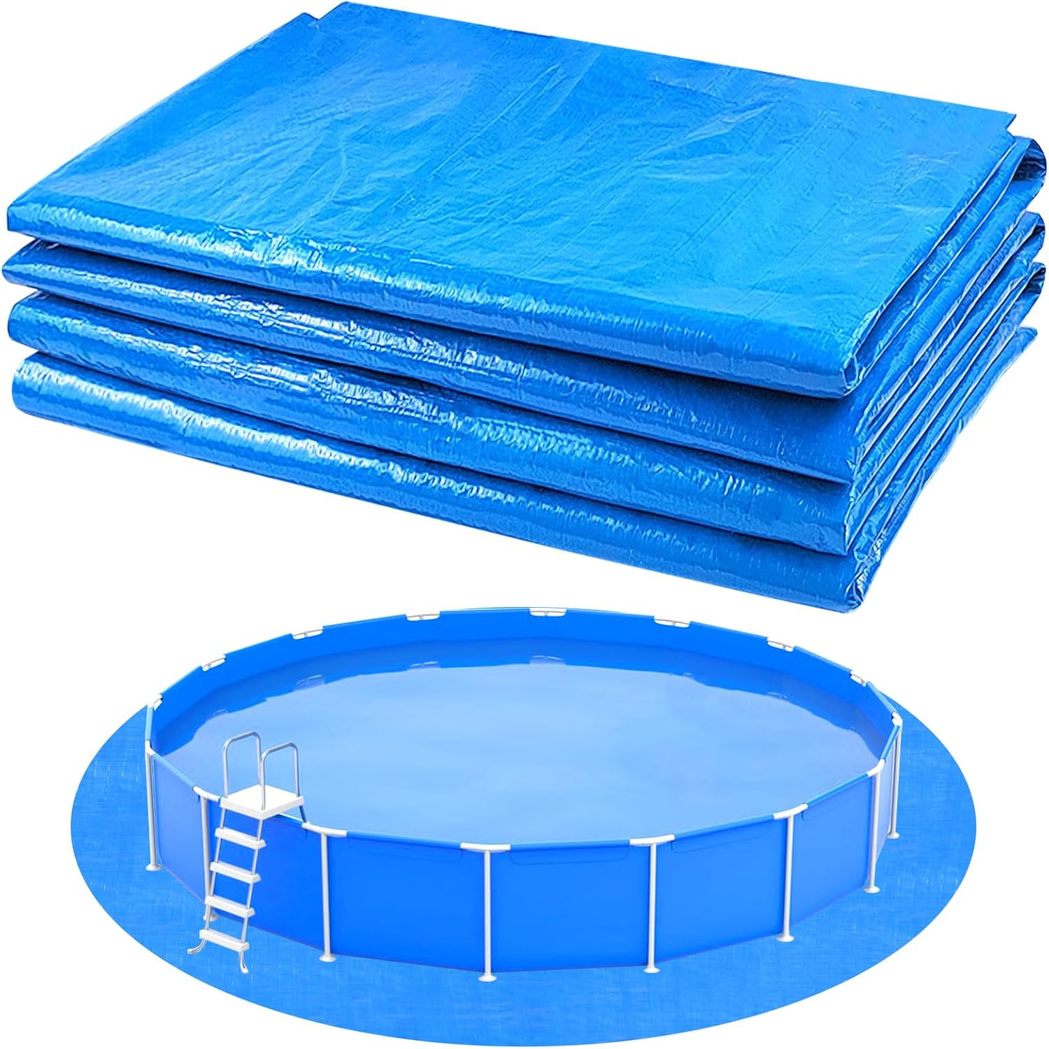 24Ft round Pool Ground Cloths Swimming Pool Ground Cloth,Round Pool Liner Pad fo gallery