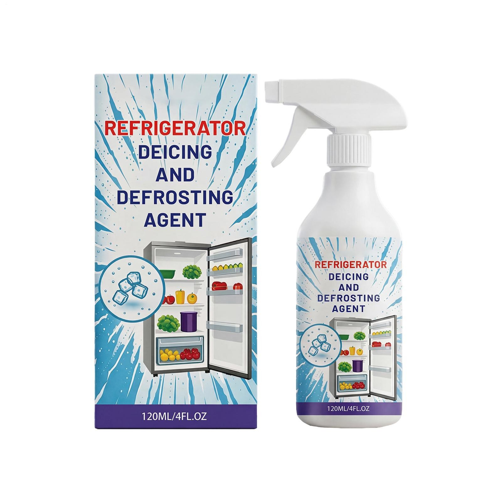 Freezer Defrosting Deicing Spray,De-Icer For Refrigerator Defroster gallery
