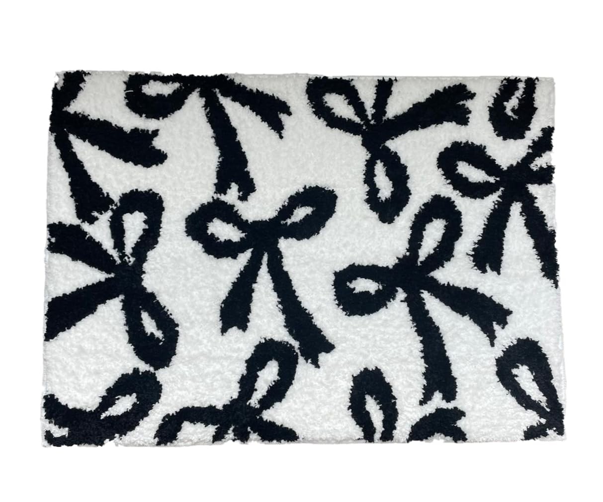Bow Rug - Bow Shaped bathmat - Handmade & Premium- 30in (75cm) - Coquette Bat... gallery