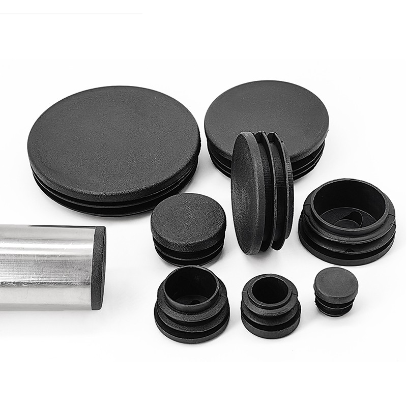 Round Plastic End Caps Tube Inserts Bungs Blanking Furniture Table & Chair Feet gallery