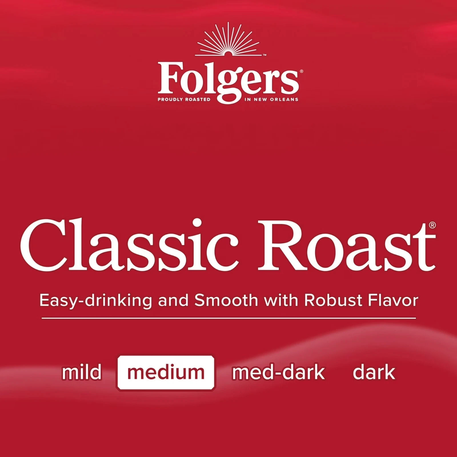 Folgers Classic Roast Ground Coffee, Medium Roast, 9.6 oz Canister,, gallery