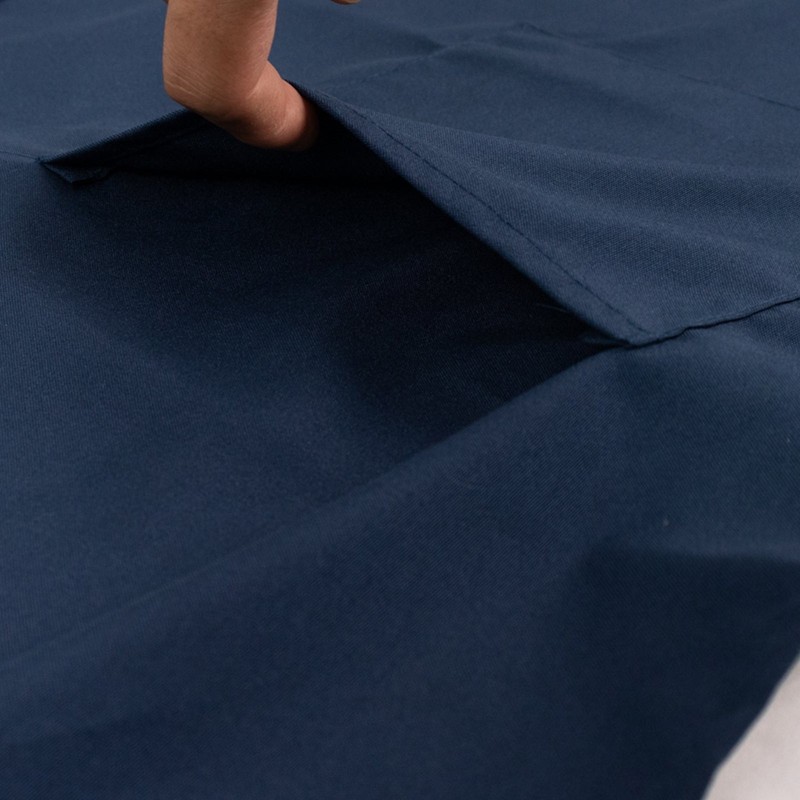 NAVY BLUE Premium Polyester Kitchen Chef Apron with Adjustable Neck and Long gallery
