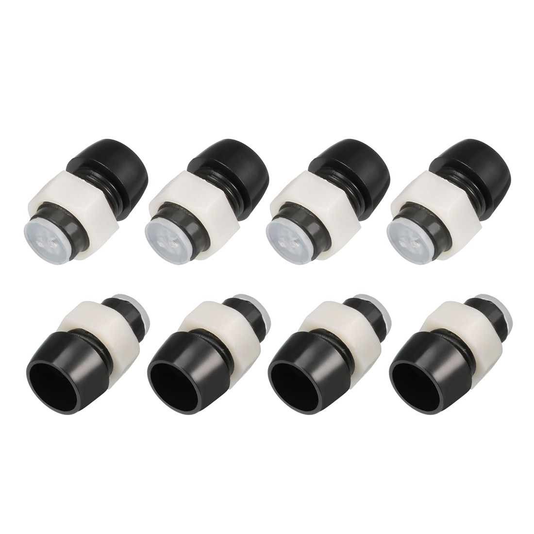 50PCS 5mm LED Lamp Holder Plastic Chrome Plated gallery