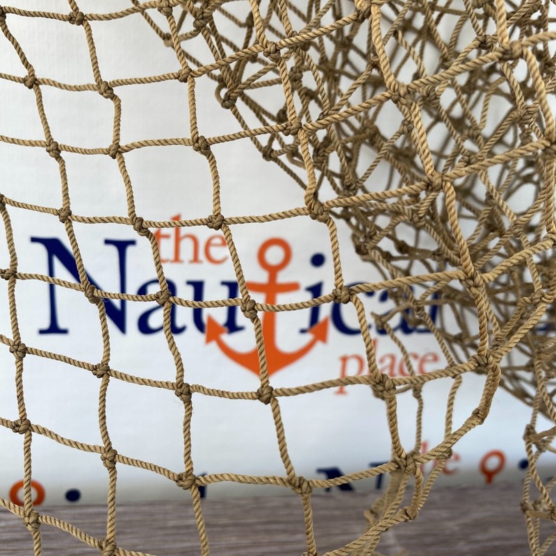 5'x10' Decorative Fish Net - For Shell Displays, Backdrop Photo Shoots, Parties gallery