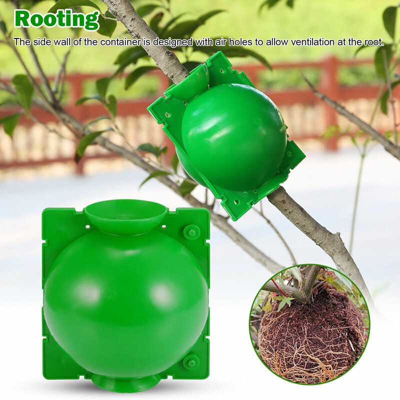 Air Layering Propagation Kit Reusable Grafting Ball Plant Rooting Grafting Box gallery