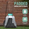 Battery Powered Backpack Sprayers With 4 Nozzle 4 Gal Tank Adjustable 0-70 PSI gallery