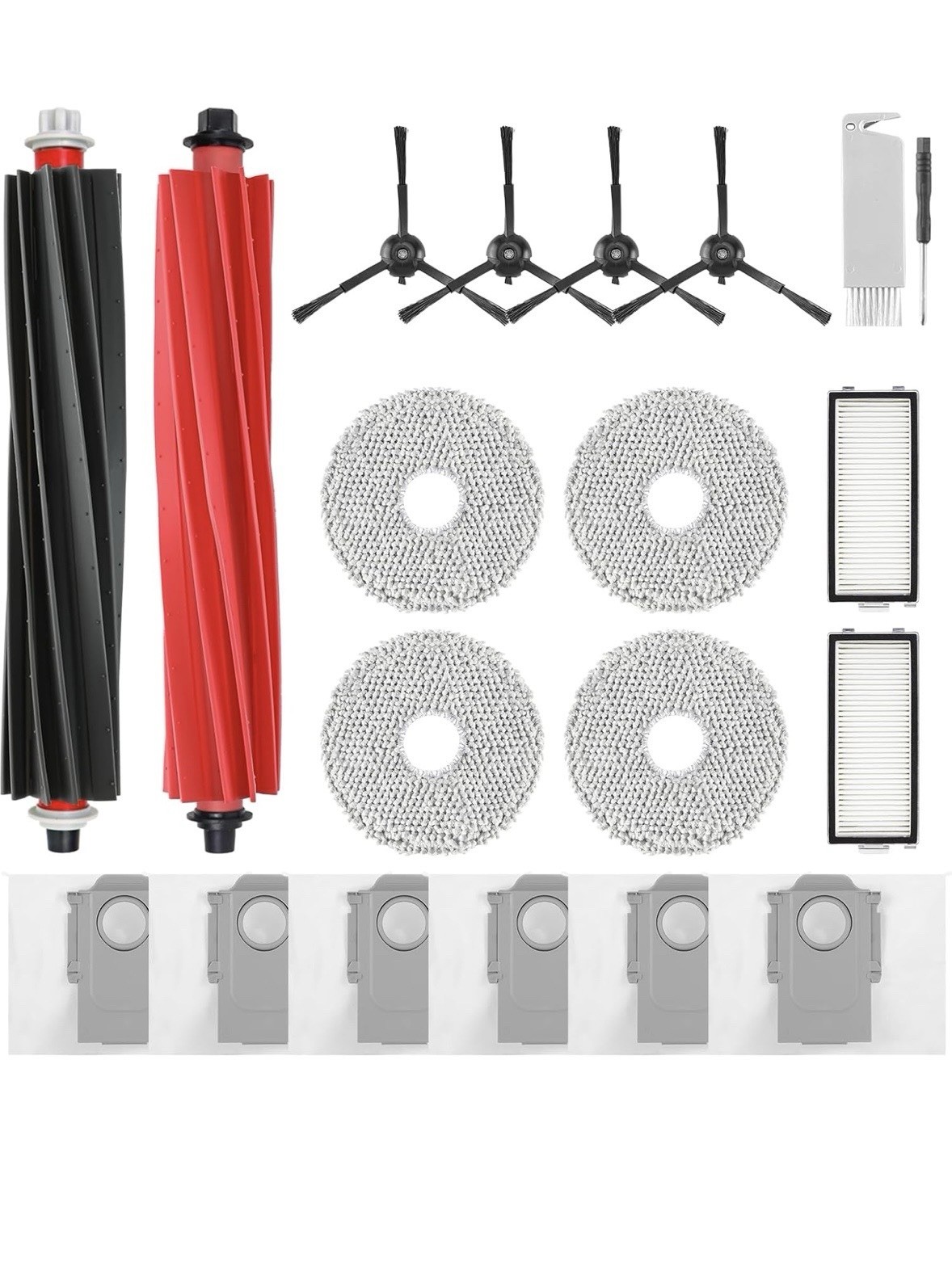 Accessories Kit for Roborock Qrevo Master Robot Vacuum Cleaner 2 Main Brush 6 gallery