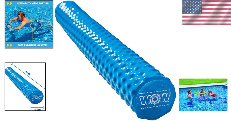 First-Class Foam Pool Noodle - 46” Blue Float with UV Protection, 250 lbs gallery