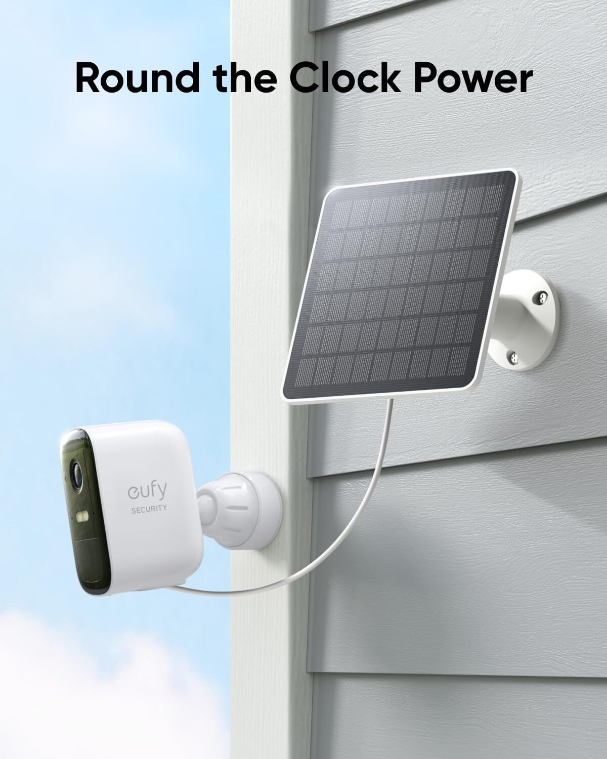 eufy Solar Panel (3W) IP65 Weatherproof for All eufyCam Outdoor Security Camera gallery