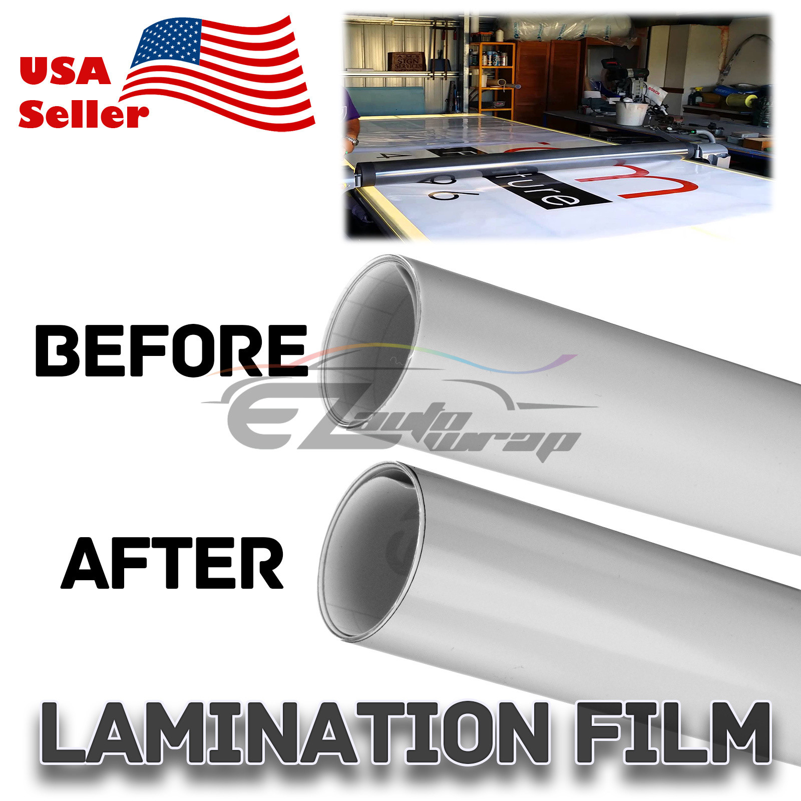 Cold Lamination Film Glossy Gloss Clear Monomeric 3 mil Laminating Poster Sign gallery
