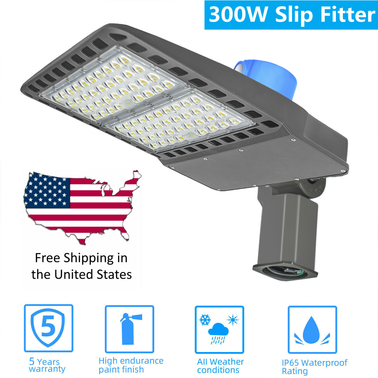LED Parking Lot Lights 200W 300W Module Street Pole fixture Shoebox Area Light gallery