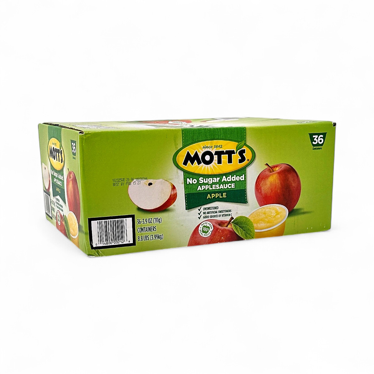 Mott's Natural Applesauce - Unsweetened 36-Pack 3.9oz Each gallery