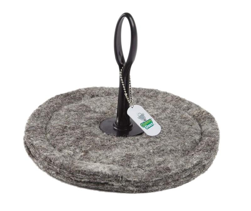 8"– 9" Round Chimney Flue Plug – Wool Draft Stopper for Fireplace and Wood St... gallery