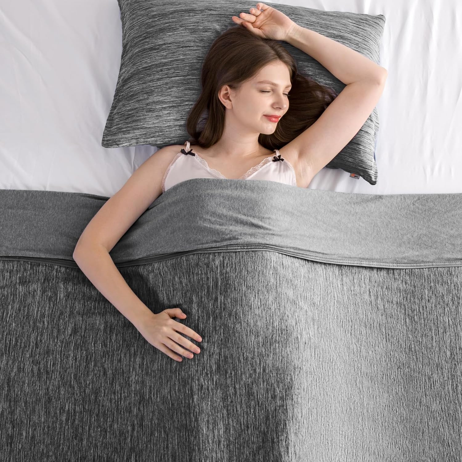 Revolutionary Cooling Blanket for Hot Sleepers - Twin Size 59" x 79 gallery