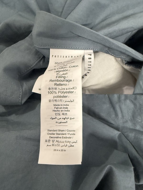 Pottery Barn Ellsworth Printed Comforter Full/Queen w 1 Standard Sham New! Read gallery