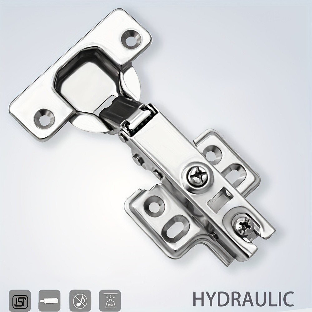 7PCS Stainless Steel Soft Close Cabinet Hinges - Durable for Kitchen & Wardrobe gallery