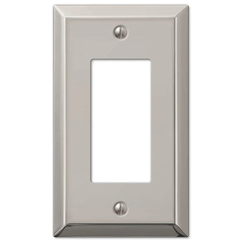 Electrical Switchplate Outlet Cover Century Brushed Nickel Single Double Triple gallery