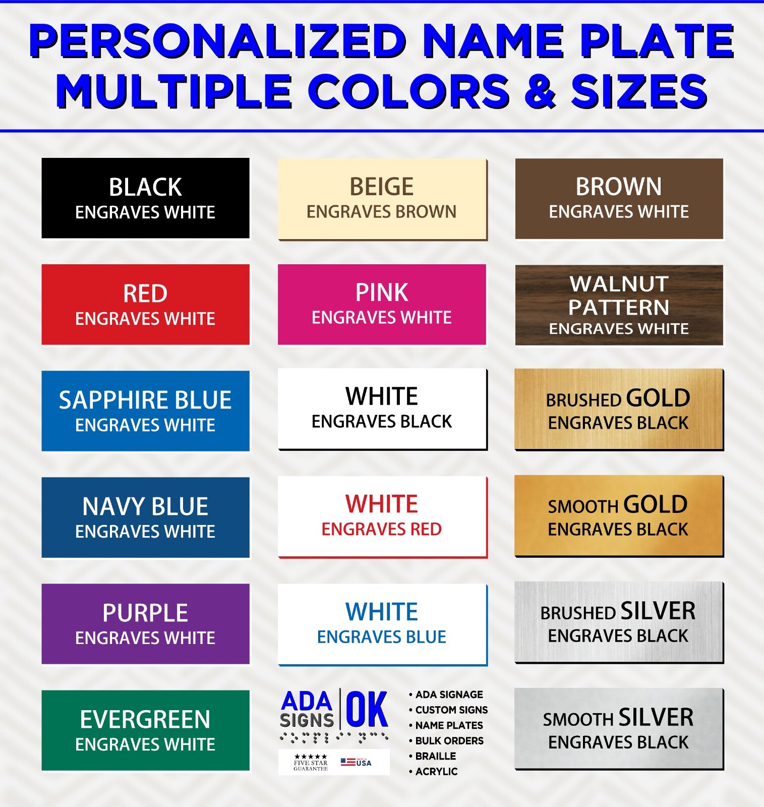1x3 Engraved Sign Plaque - IDs Labels Electrical Compliance Warnings Phenolic gallery