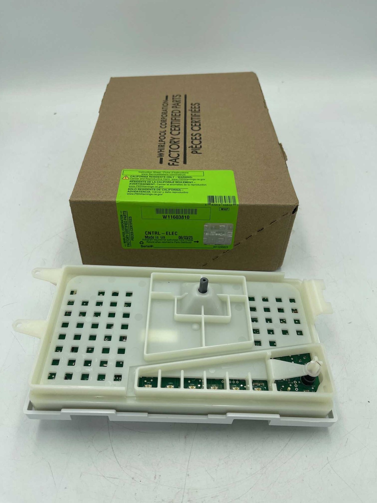 Genuine Whirlpool Washer Control Board W11603810, AP7193495, W11578565 gallery