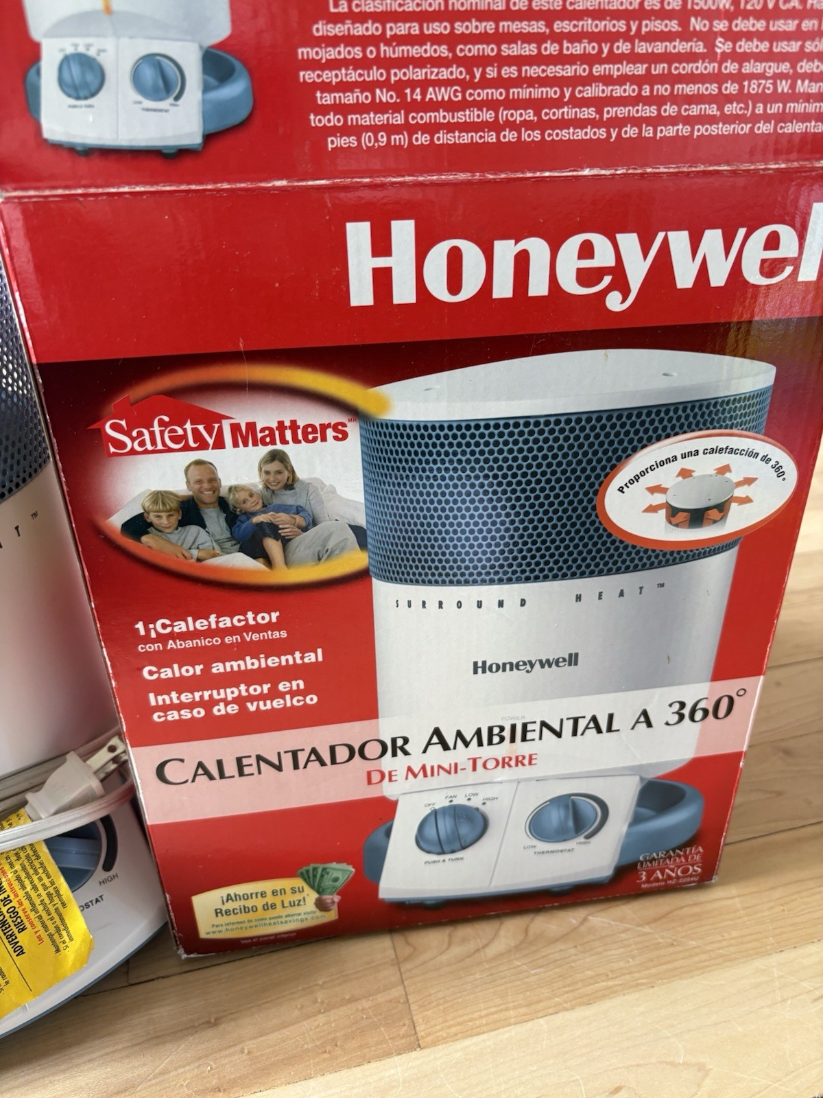 Honeywell Mini Tower Heater 360° Surround Heat 1500 Watt HZ-2204U Excellent gallery