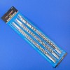 Cal-Hawk 3 Pc Socket Holder Set 1/4" 3/8" 1/2" Drive Spring Steel Organizer Rail gallery