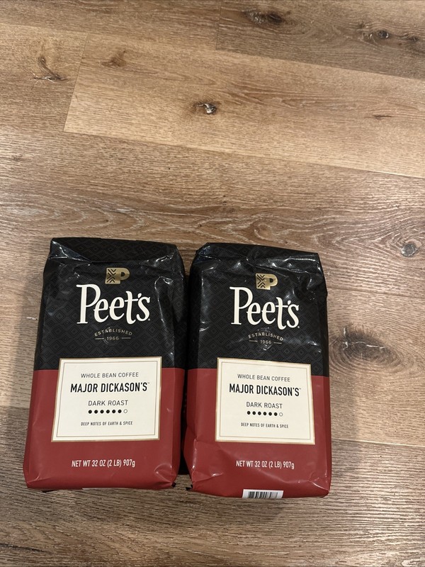 4 Pounds Peet’s Major Dickason’s Blend Dark Roast Whole Beans gallery