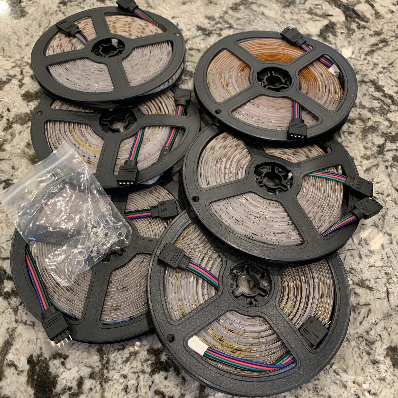 30M ( 98.4ft) RGB 3528 SMD Flexible LED Strip Light - Waterproof- gallery