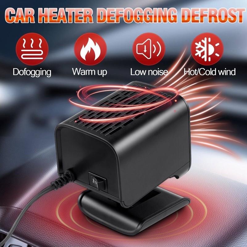 2in1 Foldable Electric Space Heater Hot Air Fan for In/outdoor Car Camping Tent gallery