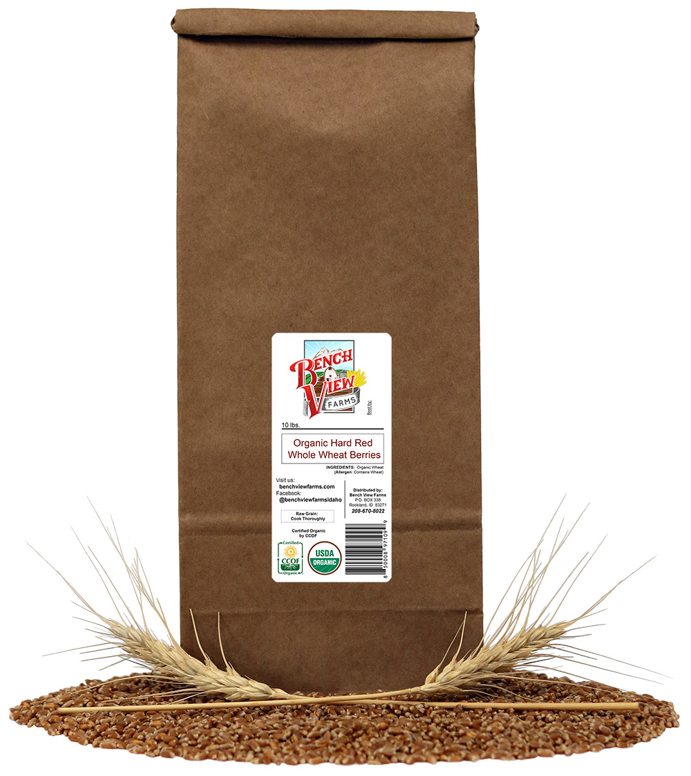 Organic Hard Red Wheat Berries - 10lbs gallery