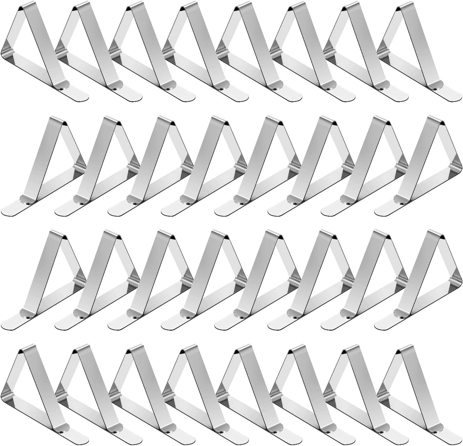 Tablecloth Clips 32 Pack Picnic Table Clips, Stainless Steel Table Cloth Holder gallery