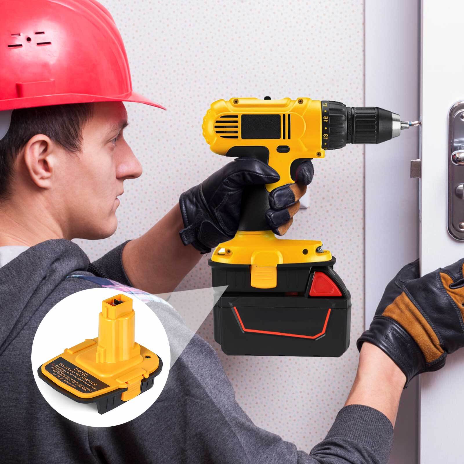 Adapter for Dewalt for Milwaukee Li-ion Battery to for Dewalt Ni-Cad Battery gallery