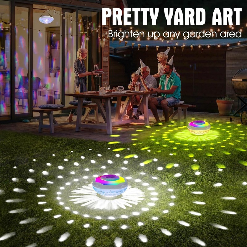 Floating Pool Lights IP68 Waterproof Color Changing Lighting for Pools gallery