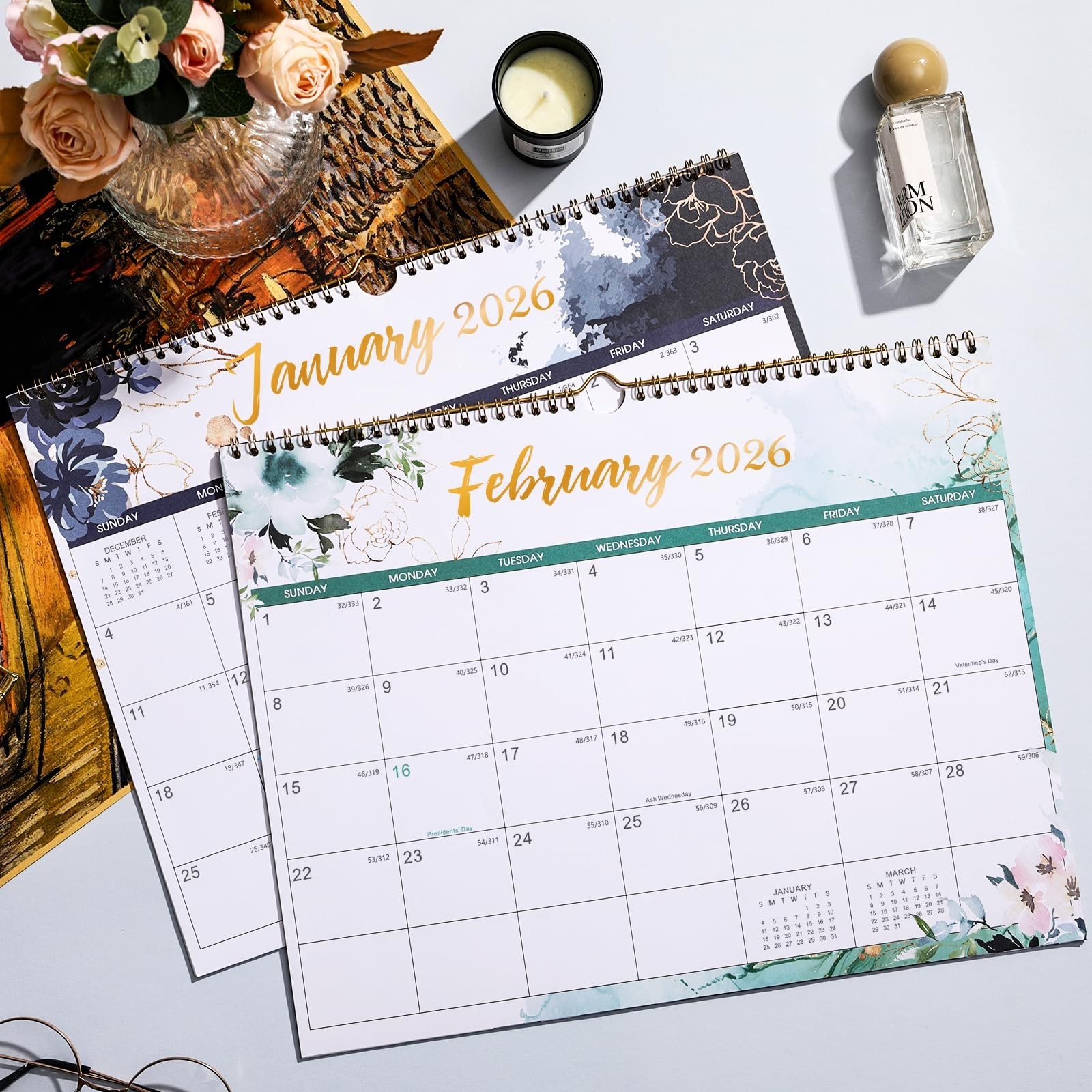 2026 Wall Calendar - 12 Months Calendar from Jan. 2026 - Dec. 2026, 14.8" x 1... gallery