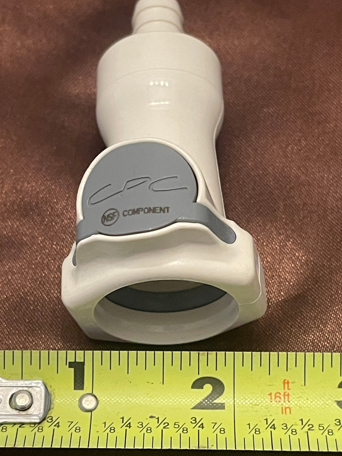 High-Flow Quick Disconnects 3/8" In-Line Hose Barb Coupling Body with Shutoff gallery