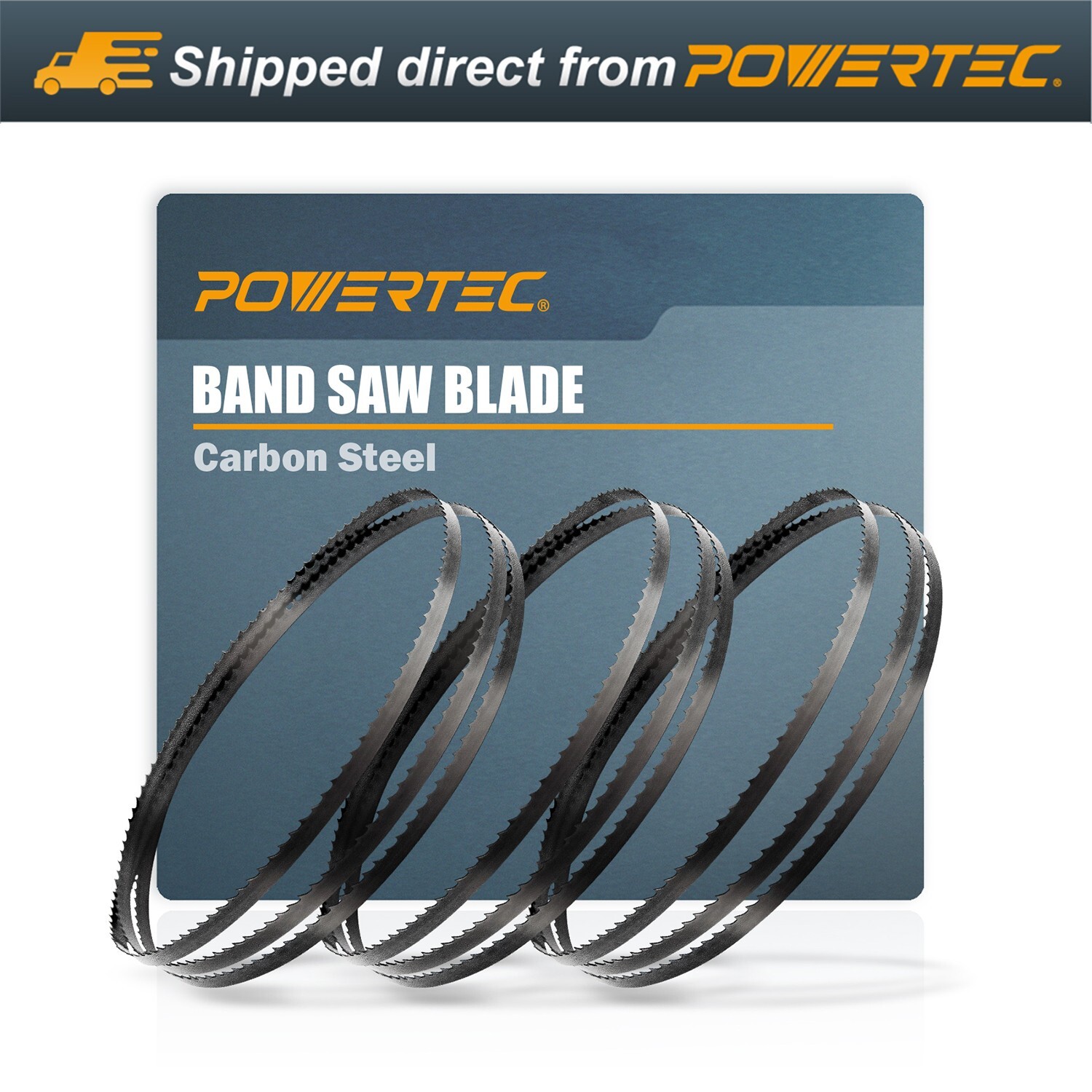 POWERTEC 80 Inch Bandsaw Blades Assortment for Woodworking, Band Saw 12", 3PK gallery