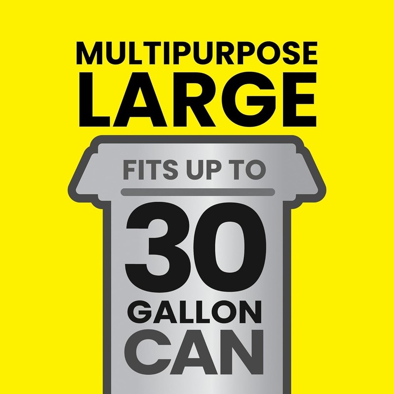 Stretchable ForceFlex Large Trash Bags, 30 Gallon - 100 Ct gallery