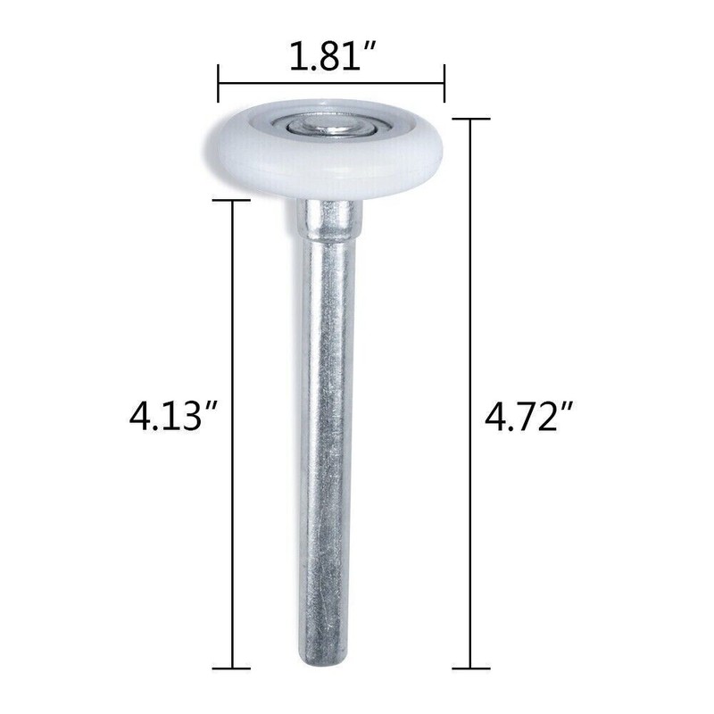 Double Garage Door Hardware Kit Roller/Hinge/Wire Rope For 16'x7' and 18'x7' gallery