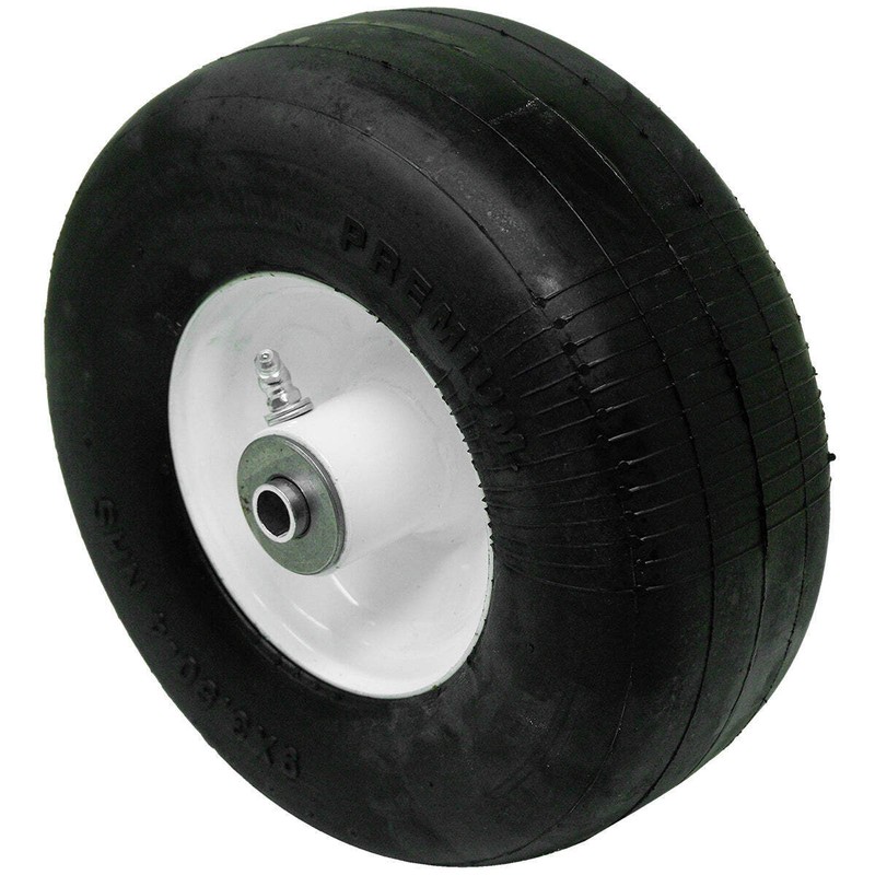 2PK 9x3.50-4 Solid Tire & Wheel Front Caster 3/4" HD Bearing Fits Grasshopper gallery