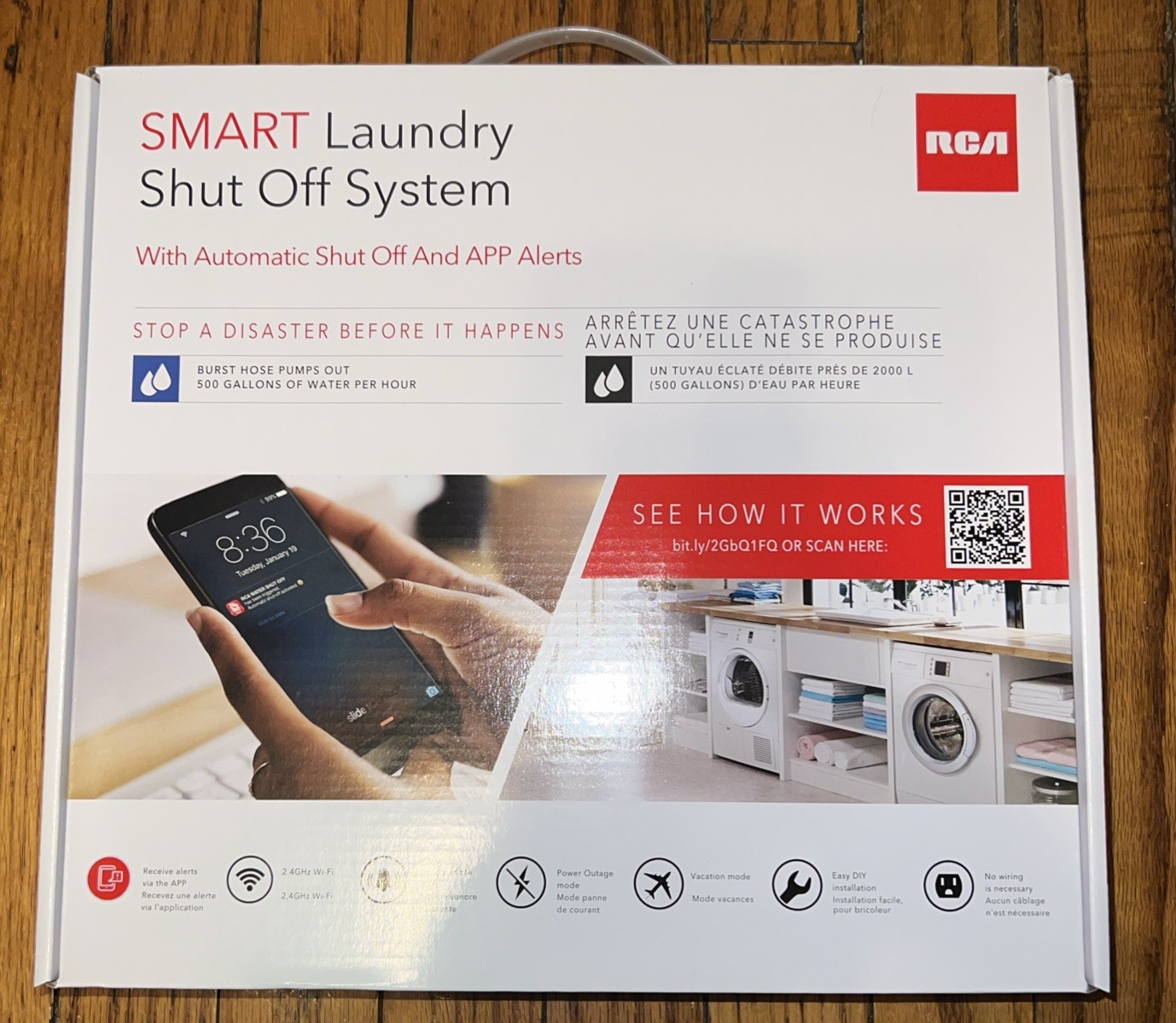 NEW RCA Smart Laundry Shut Off System Automatic Wi-fi APP Alerts Home Safety gallery