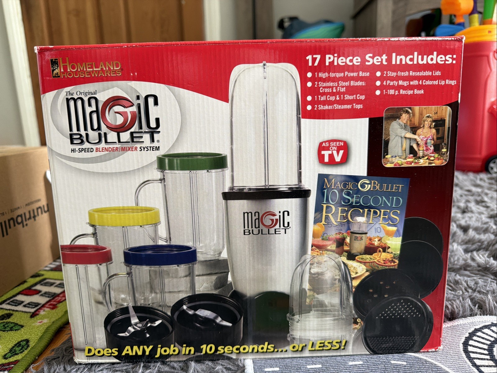 The Original Magic Bullet Express 17-piece Set From Homeland Housewares - NEW gallery