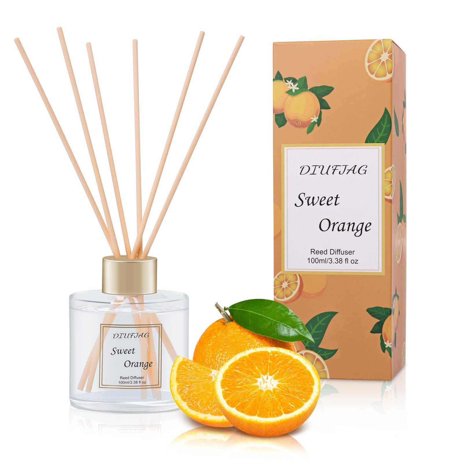 100ml Scent Diffuser with 6 Fiber Sticks, 3.5 oz Reed Diffuser Set Aromathera... gallery
