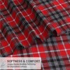 RUVANTI Flannel Sheets Queen Size - 100% Cotton Double Brushed Bed Sheets gallery