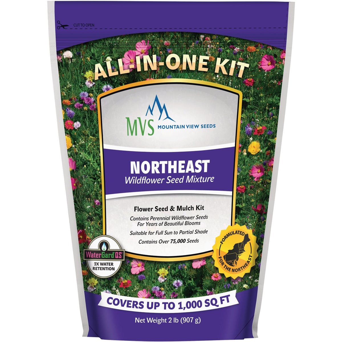 Mountain View Seeds 2 Lb. 1000 Sq. Ft. Coverage Northeast Wildflower Seed Mix gallery