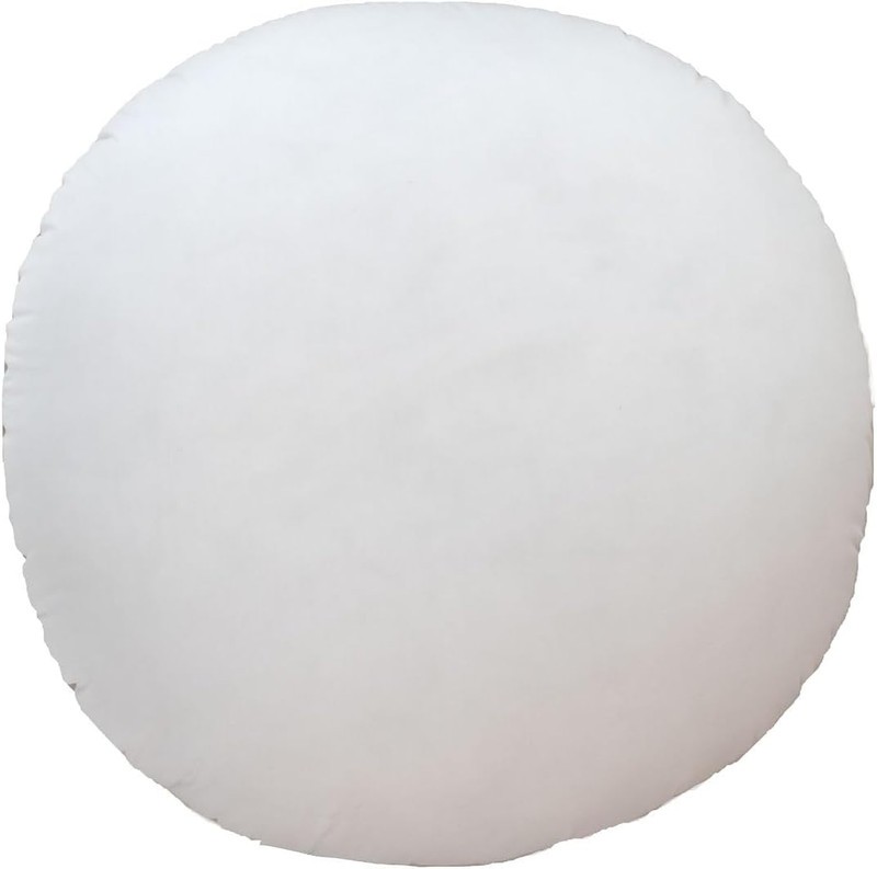 round Pillow Insert Hypoallergenic Polyester Form Stuffer-0 Cotton Blend Cove gallery