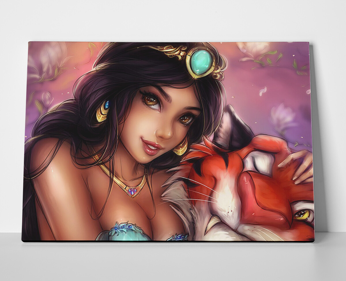 Princess Jasmine Art Poster or Canvas - Disney gallery