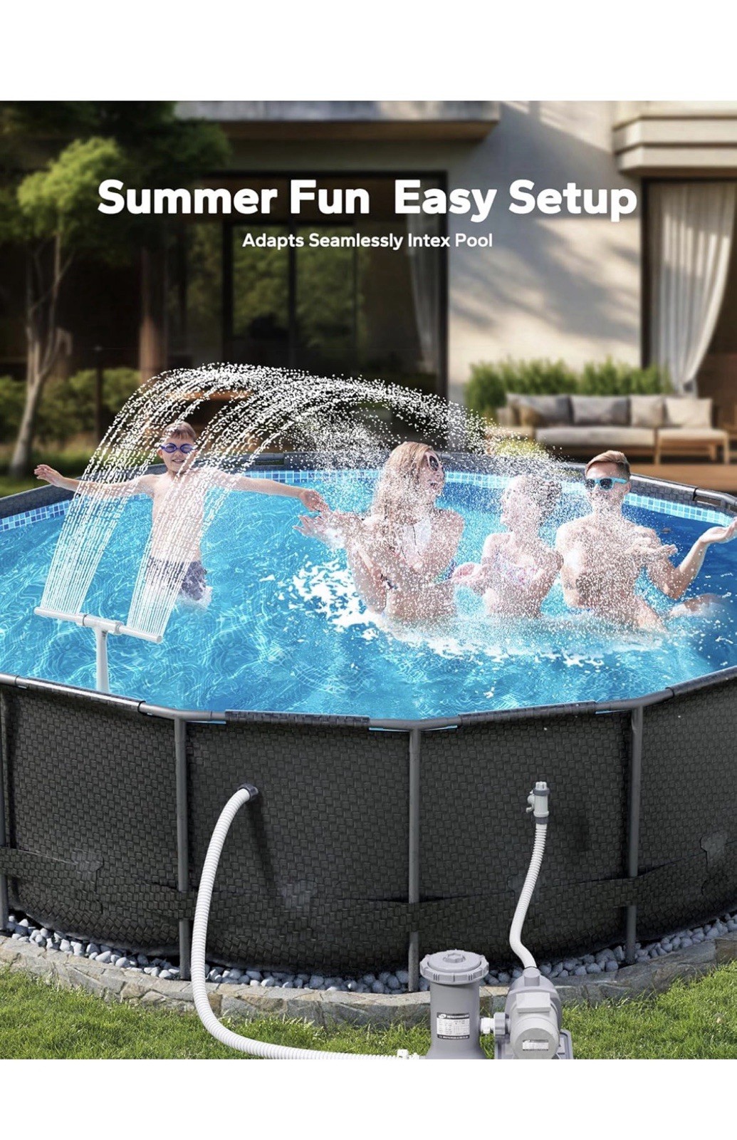 Pool Fountain Adapter for Intex gallery