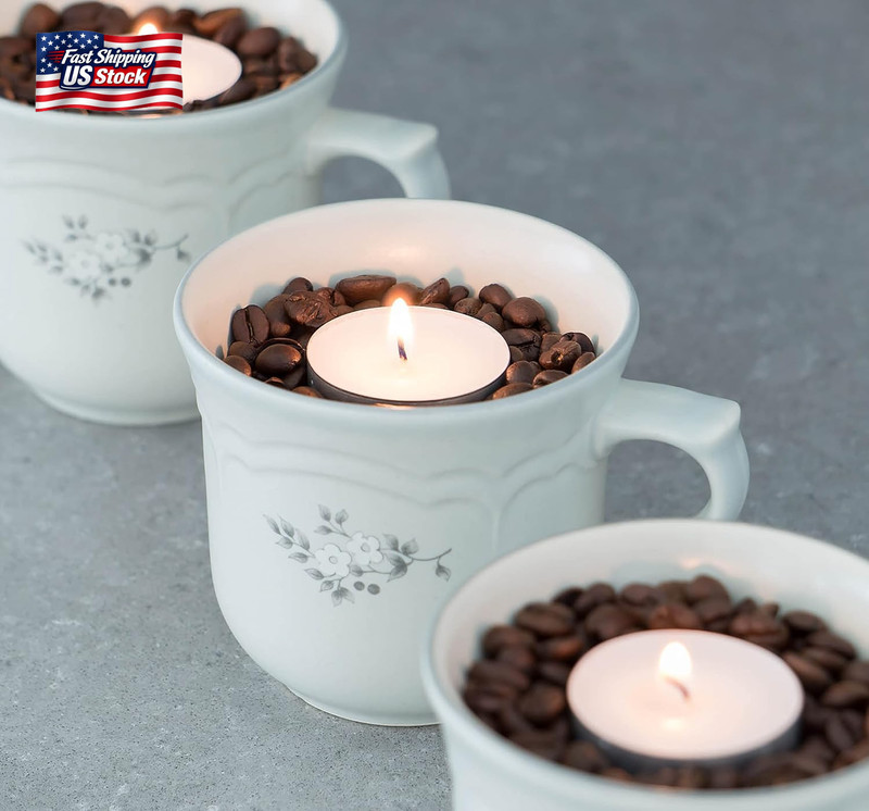 Stonebriar 100 Pack Unscented 8 Hour Extended Burn Time Tea Light Candles, White gallery