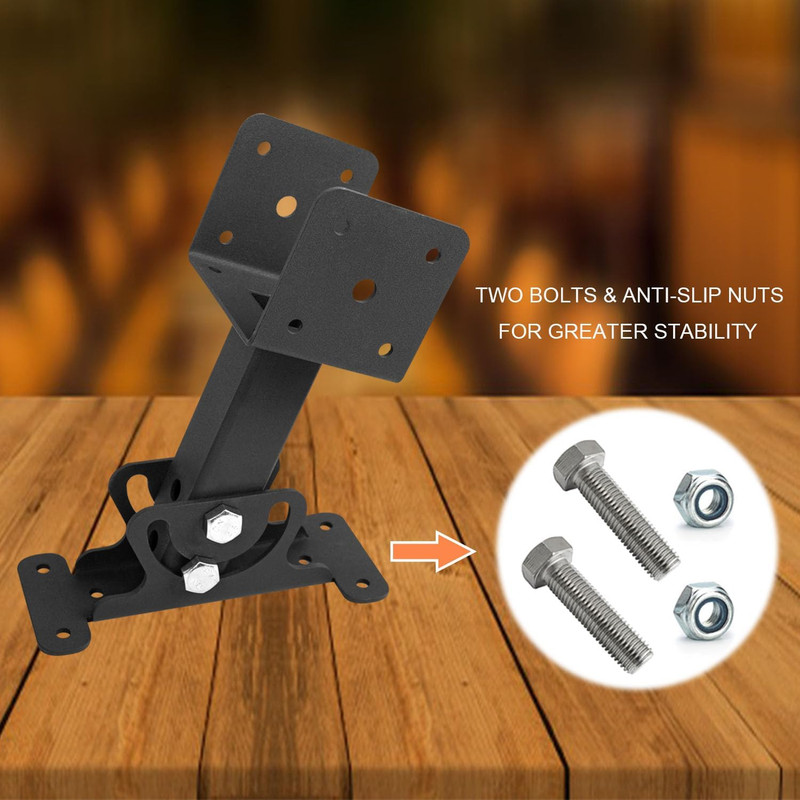 3PCS Roof Riser Brackets Kit - Adjustable Pergola Beam Brackets - Heavy Duty Mou gallery