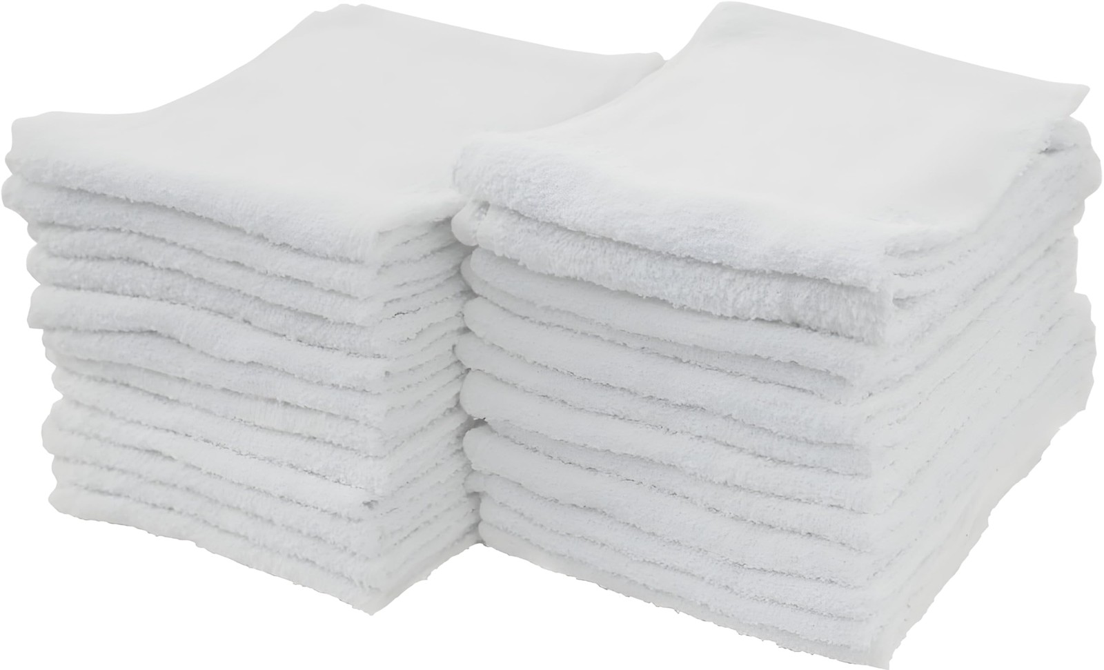 Bexter Multipurpose Cotton Terry Cleaning Towels, 14" x 17", White, 25 Pack –... gallery
